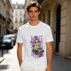 Olive T-Shirt with DJ Cat Graphic and Make Some Noise Text