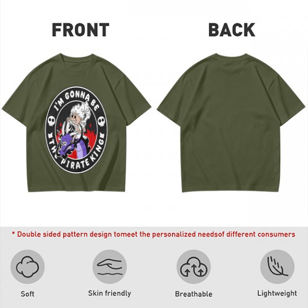 I'm Gonna Be The Pirate King Anime Graphic T-Shirt