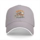 Black baseball cap with giant octopus attacking ocean waves graphic