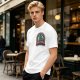 Olive T-Shirt With Make The World Great Again Space Graphic Print