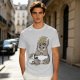 Olive T-Shirt With Cute Totoro And Soot Sprite Anime Print
