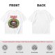 Food is the only Christmas grumpy cat wreath graphic tee