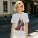 Olive Green T-Shirt with Buffy The Vampire Slayer Character Art Print