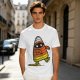 Olive T-Shirt with Mummy Candy Corn Halloween Graphic