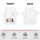Olive T-Shirt With Cute Kitten Illustrations And Text Print