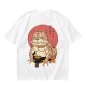 Olive Green T-Shirt With Bulldog Frog Hybrid Graphic Print