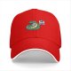 Black baseball cap with a snake holding a FREE HUGS sign and a mouse