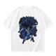 Olive T-Shirt with Skeletor Dark Fantasy Graphic Print