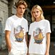 Howl's Moving Castle Calcifer Ramen Graphic T-Shirt
