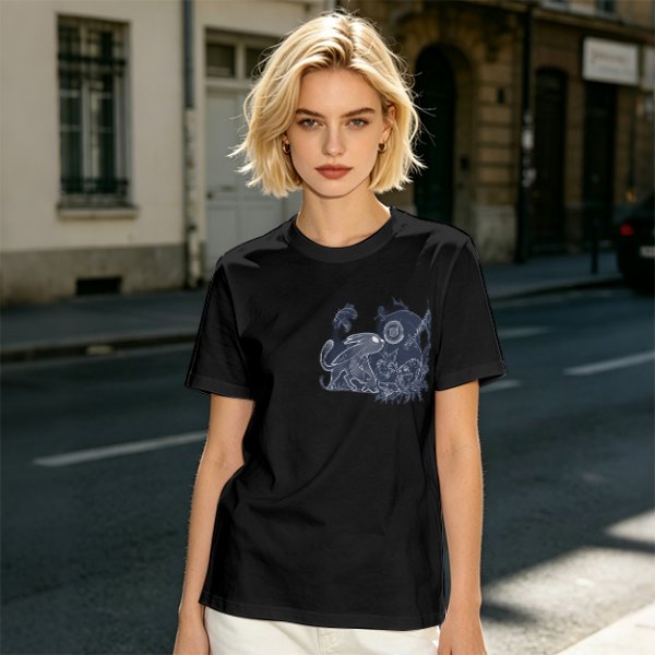 Ori and the Blind Forest Graphic Print Olive Green T-Shirt