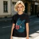 Olive T-Shirt With Cute Baby Dragon Reading Book Print