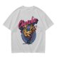 Olive Chocobo Graphic T-Shirt with Retro 80s Style Print