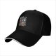 Black baseball cap with Dungeons & Ducks fantasy duck character print