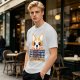 Olive t-shirt with corgi graphic and 'I'll Be Watching You' snack quote