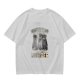 Olive t-shirt with first degree murder crow graduates graphic