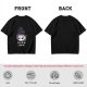 Olive graphic t-shirt with skull tea cup and 'Freaks like me drink tea' text