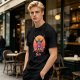 Olive T-Shirt With Praise The Sun Retro Knight Graphic
