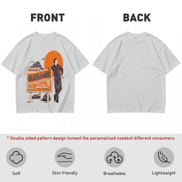 Michael's Garage Horror Themed Graphic T-Shirt