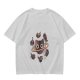 Olive T-Shirt With Saturn Cat And Kittens Space Print