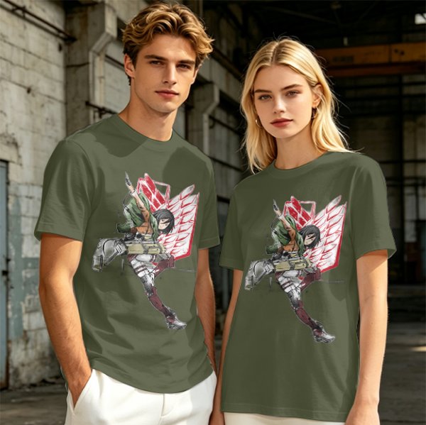 Attack on Titan Mikasa Ackerman Scout Regiment Graphic T-Shirt