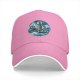 Black Baseball Cap With Stormy Sailing Ship Art Print