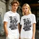 One Piece Luffy Gear 5 Graphic Olive T-Shirt