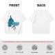 Olive Graphic T-Shirt with Blue Tiger and Studio Derpy Text
