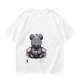 Olive T-shirt with Angry Koala Holding a Small Toy Print