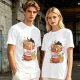 Olive T-Shirt with Capybara in Cup Noodle Graphic Print