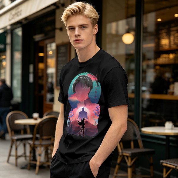 Attack on Titan Levi Ackerman Graphic Anime T-Shirt
