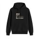 Black hoodie with 'Work Would Not Recommend' 1-star rating print
