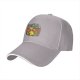 Black baseball cap with Lucky Vibes Only lucky cat and gold pot graphic