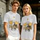 Olive T-Shirt With Cute Banana Dinosaur Love Graphic And I'm Bananas For You Text