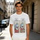 Shark seafood diet meme graphic t-shirt