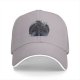Black Baseball Cap With Dark Fantasy Warrior Sword Print