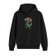 Black hoodie with T-Rex Bounty Hunter graphic print