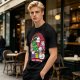 Meowy Christmas Cat Holiday Graphic T-Shirt
