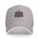 Black Baseball Cap With Vikings And Dragons Graphic Print