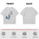 Olive T-Shirt With Rock Paper Scissors Cartoon Characters