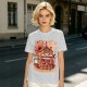 Anime Style Restaurant Scene Graphic T-Shirt Artwork