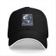Black Baseball Cap With Witch Cat Cauldron Tarot Art Print