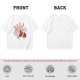 Olive T-Shirt With Krampus And Santa Graphic Print