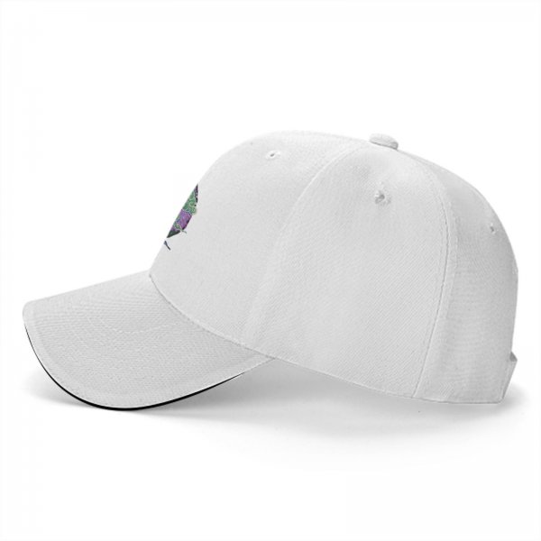 Black Baseball Cap With Fantasy Dragon Moon Cloud Night Artwork