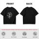 Olive T-Shirt With Skeleton Lifting Weights New Year Print