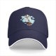 Black Baseball Cap With Appa From Avatar The Last Airbender Cloud Print