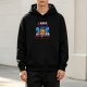 Black hoodie with 'I Have To Sleep' He-Man inspired graphic