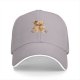 Black Baseball Cap With Cartoon Singing Pug Graphic