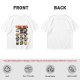 Olive T-Shirt With Sushi Cats Graphic Print