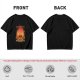 Olive t-shirt with Calcifer Fire Demon graphic print