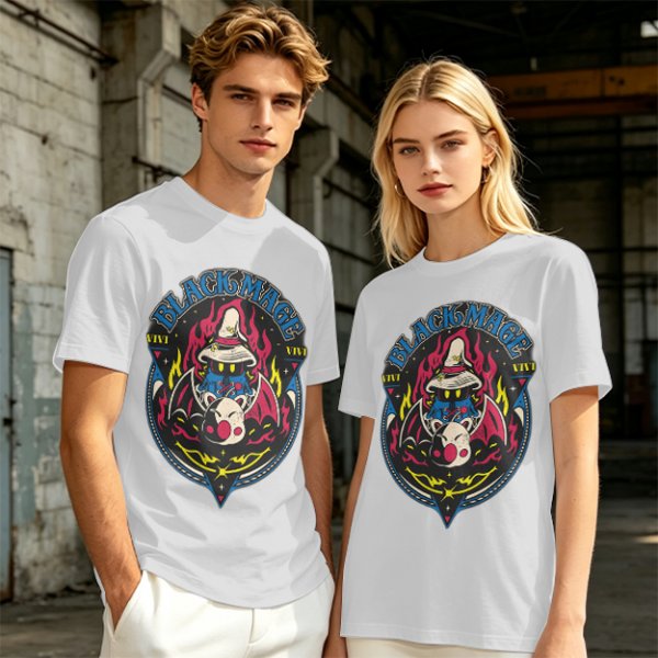 Black Mage Vivi Graphic Tee for Final Fantasy Fans